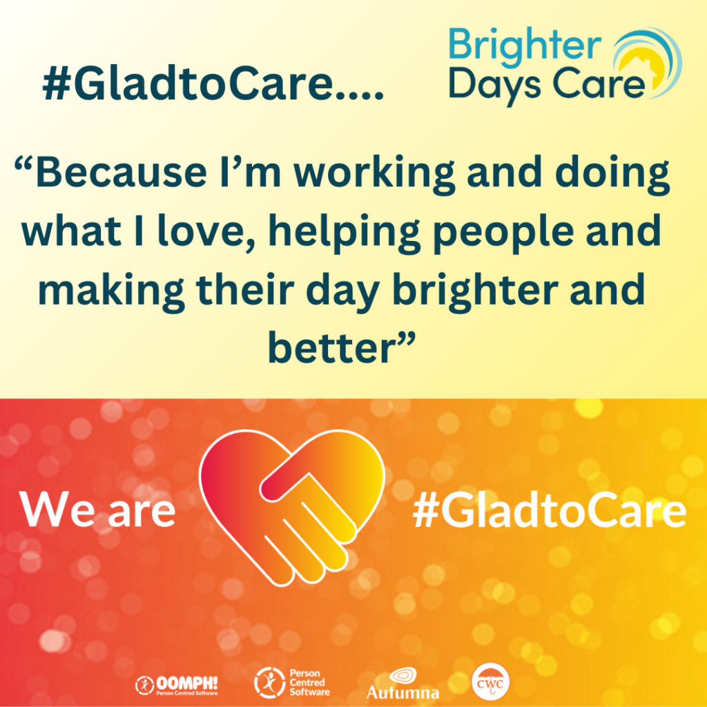 Glad To Care Awareness Week 1